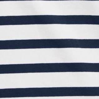 white navy stripe