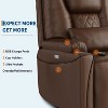 Power Lift Recliner Chair Sofa, PU Leather Reclining with Charging Ports, Cup Holders, Electric Stand Assist for Elderly with Remote - 4 of 4