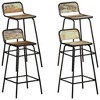vidaXL Bar Chair Set of 4 Multicolor - 2 of 4