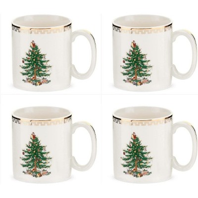 Spode Christmas Tree Tartan Travel Mug, 8 Ounce : Target