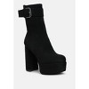 Wanderer Flared Block Heel Mid-Calf Boots - 2 of 4