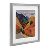 Stupell Industries Wanaka Valley Landscape Framed Print Under Glass, Gray, 13" x 13" - 2 of 4