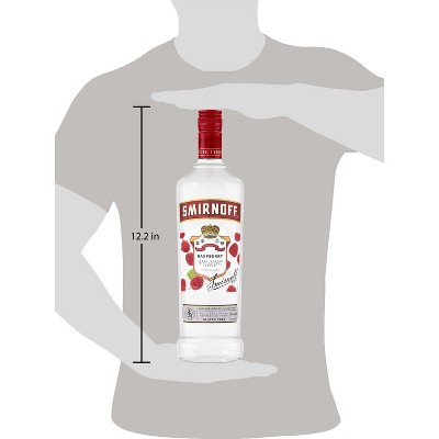 Smirnoff Raspberry Flavored Vodka - 1L Bottle