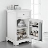 20" Bathroom Vanity with Sink – Freestanding Cabinet with Adjustable Shelf, Soft-Close Door, Storage Rack & Ceramic Top,Bathroom Sink Vanity - 2 of 4