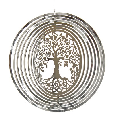 Woodstock Wind Chimes Woodstock Rainbow Makers Collection  Woodstock Shimmers  Nature 5" Silver Wind Shimmer SHNDR