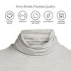 Lands' End Women's Lightweight Jersey Skimming Long Sleeve Turtleneck - 3 of 4