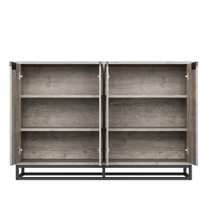 Jojoka 55" Buffet Cabinet with Storage, Large Kitchen Accent Modern Sideboard Cabinet with 4 Doors and Shelves, Coffee Bar Table - 1 of 4
