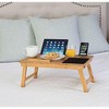 Sofia + Sam Multi-tasking Laptop Bed Tray - Natural - 2 of 4