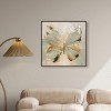 Art Remedy Sage Butterfly Colorful buterfly and flowers wall art Framed - 2 of 4