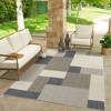 Rug Branch Hogar Abstract Geometric Indoor Outdoor Area Rug - 4 of 4
