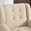 Lyngins Modern Ergonomics Accent Chair,Living Room Chair with Black Legs,Reading Leisure Chair for Bedroom,Living Room,Office - 4 of 4