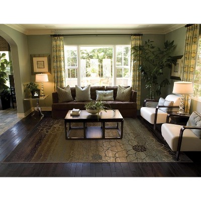 Oriental Weavers Hudson 3'10" x 5'5" Machine Woven Rug in Brown