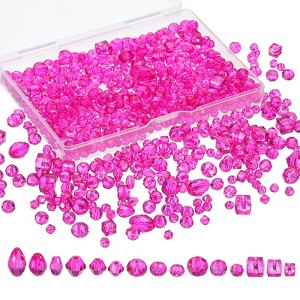 Unique Bargains Craft Embellishments DIY Jewelry Making Loose Glass Beads - 1 of 4