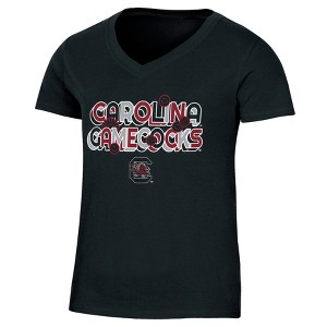 NCAA South Carolina Gamecocks Girls' V-Neck T-Shirt - 1 of 3