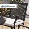 Mondawe 7-Piece Outdoor Dining ,With 1 Piece Extendable Rectangle Table and 6 Piece 360 Degree Swivel Chair Patio Set - 4 of 4