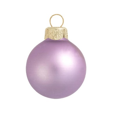 Northlight 12ct Soft Lavender Matte Finish Christmas Ball Ornaments - 2.75" (60mm)