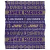 James Madison University Ugly Christmas Blanket Silky Touch Blanket White 50x60 - 2 of 4