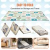 VEVOR Baby Play Mat, 71""x79"" Extra Large Baby Crawling Mat, Non-Slip One-Piece Foam Baby Playmat, Foldable Reversible Floor Mat, Grey - 4 of 4