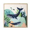 Ambers Textiles Blue Whale Family Framed Wall Art Green - society6 - 3 of 4
