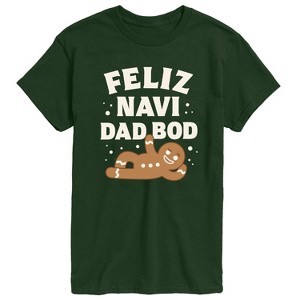 Men's - Instant Message - Feliz Navi Dad Bod Short Sleeve Graphic T-Shirt - 1 of 4