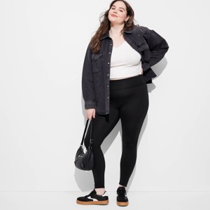 Women's High-Waisted ButterBliss Leggings - Wild Fable™ - 1 of 3