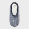 Women's Faux Fur Cozy Pull-On Slipper Socks with Grippers - Auden™ - 3 of 4