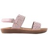bebe Girls' Sandals - Kids' Open Toe Summer Shoes, Perfect Flat Sandals for Girls (Little Girl/Big Girl) - 2 of 4