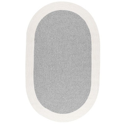 Nuloom Indoor/outdoor Braided Solid Border Delaine Area Rug, Oval