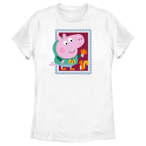 Women's Peppa Pig Fall Frame T-Shirt - 1 of 4