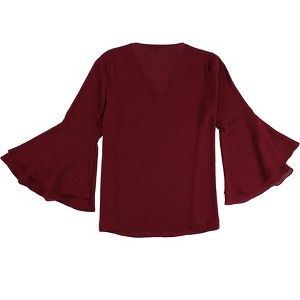 Alfani Womens Poet Sleeve Tunic Blouse - 1 of 2