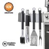 Yukon Glory Magnetic BBQ Grilling Tools Set, Extra Heavy Duty Stainless Steel with Powerful Embedded Magnets Allows Convenient Placement - 2 of 4