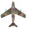 Mikoyan-Gurevich MiG-15Bis Fighter Aircraft "Major Ivanovich Mikhin" (1953) Soviet Air Force 1/72 Diecast Model by Hobby Master - 4 of 4