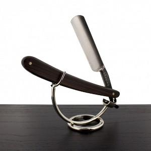 WCS Rosewood Straight Razor, 5/8 Carbon Steel - 1 of 3