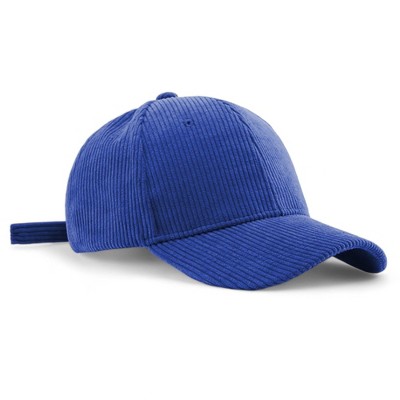 Anna-Kaci Corduroy Fashion Baseball Cap with Adjustable Strap for a Casual Look