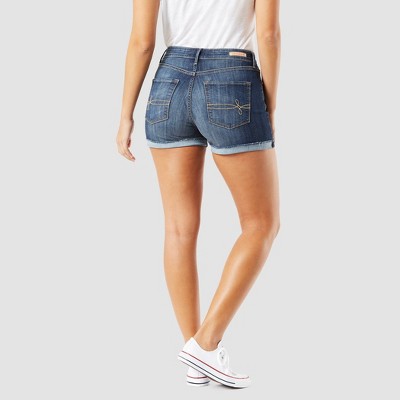 women's levi's bermuda jean shorts