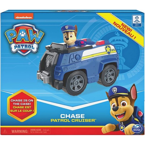 Paw Patrol, Chase’s Patrol Cruiser Vehicle With Collectible Figure, For ...