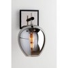 Troy Lighting Iliad 1 - Light Wall Light in  Carbide Black Plated Smoke Shade - 3 of 3