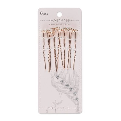 scunci Elle Hairpins - 6pk