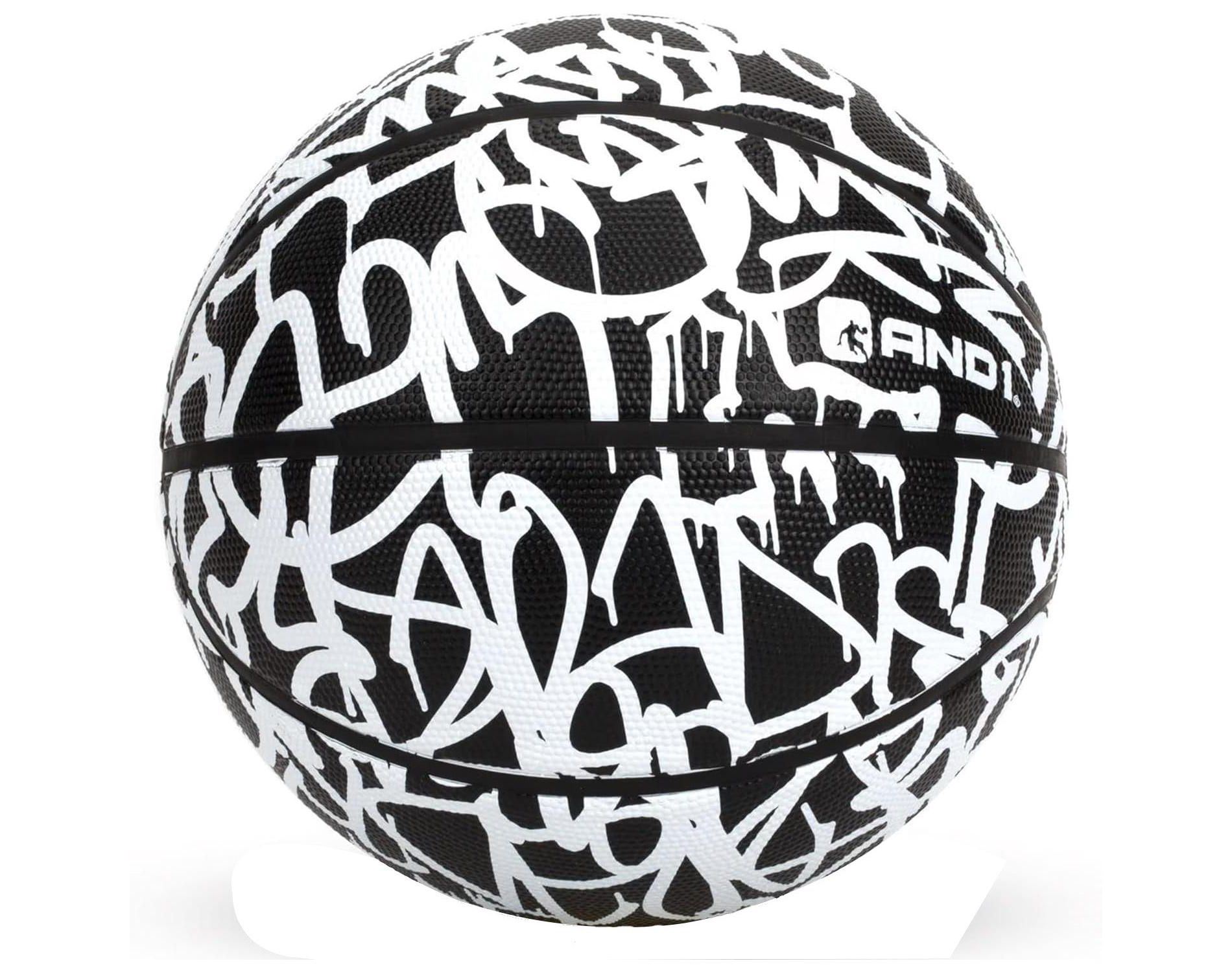 AND1 Chaos Rubber Basketball: Office Regulation Size (29.5 inches) Streetball, Made for Indoor Outdoor Games