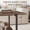 41" Rectangular Coffee Table with Storage - Farmhouse Industrial Style, Engineered Wood Top & Steel Frame - 4 of 4