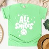Simply Sage Market S.W.Smiley All Smiles Smiley Face Garment Dyed Tee - 3 of 4