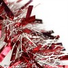 Northlight 50' x 4" Unlit Red Snowblush Wide Cut Christmas Tinsel Garland - image 2 of 3