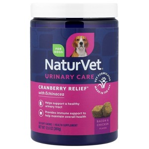 NaturVet Cranberry Relief® With Echinacea, For Dogs, Bacon & Chicken, 120 Soft Chews, 12.6 oz (360 g) - 1 of 4