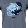Women's Avatar: The Last Airbender Moon and Ocean Spirit Koi Graphic T-shirt Dress - Heather Blue - 3X - 2 of 4