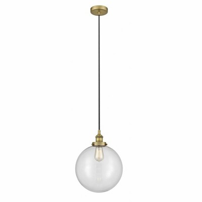 Beacon - 1 Light Mini Pendant In Industrial Style-15.5 Inches Tall and 12 Inches Wide