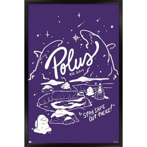 Trends International Among Us - Stay Safe Out There Framed Wall Poster Prints - 1 of 4