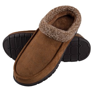 Dickies Men's Open Back Clogs and Scuffs Memory Foam Slippers with Indoor/Outdoor Sole - 1 of 4