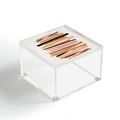 Gale Switzer Linear Stack 4" x 4" Acrylic Box - Deny Designs