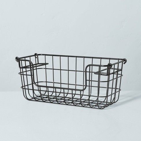 Matte Black Wire Baskets