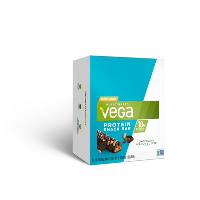 Vega Protein Snack Bars - Chocolate Peanut Butter - 12pk